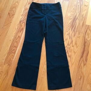 Express Editor Petite Dress Pants (black stripes)